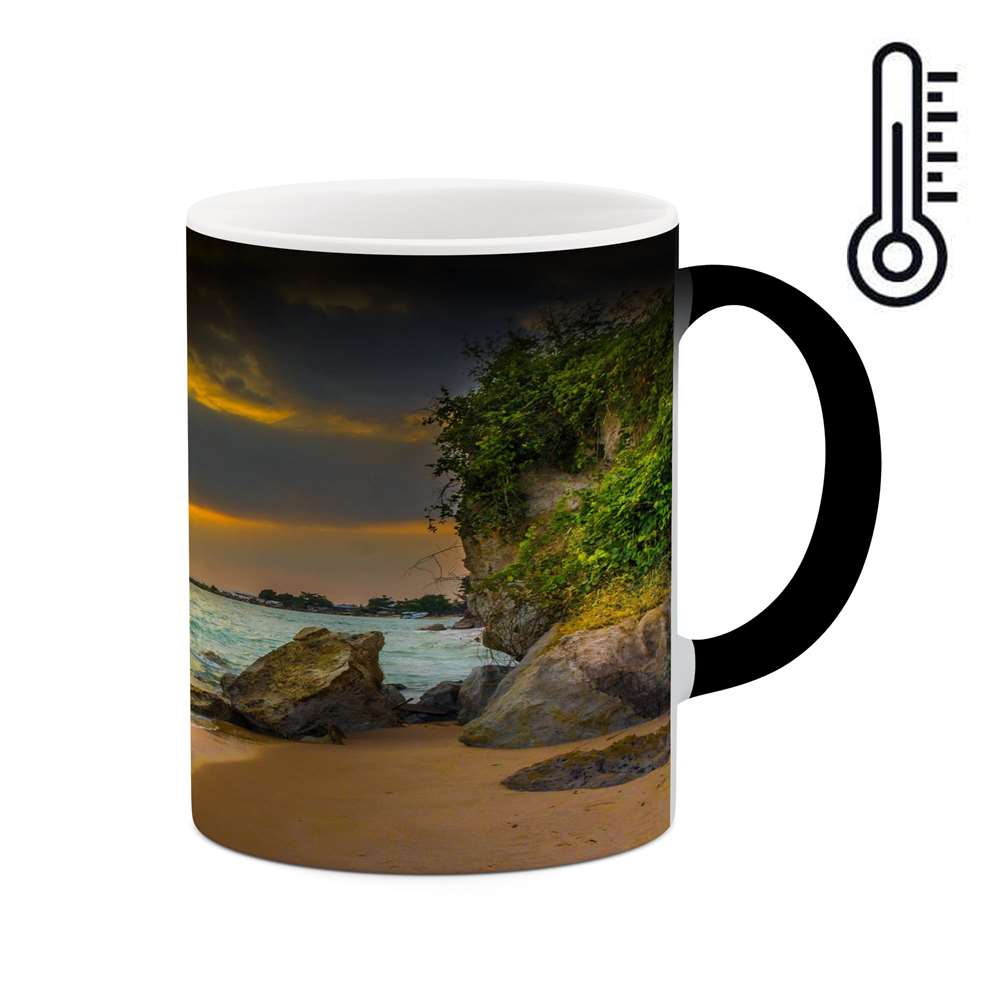 ماگ حرارتی کاکتی طرح منظره مدل mgh16612