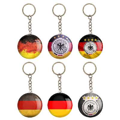 جاکلیدی خندالو طرح تیم ملی آلمان کد 82B مجموعه 6 عددی