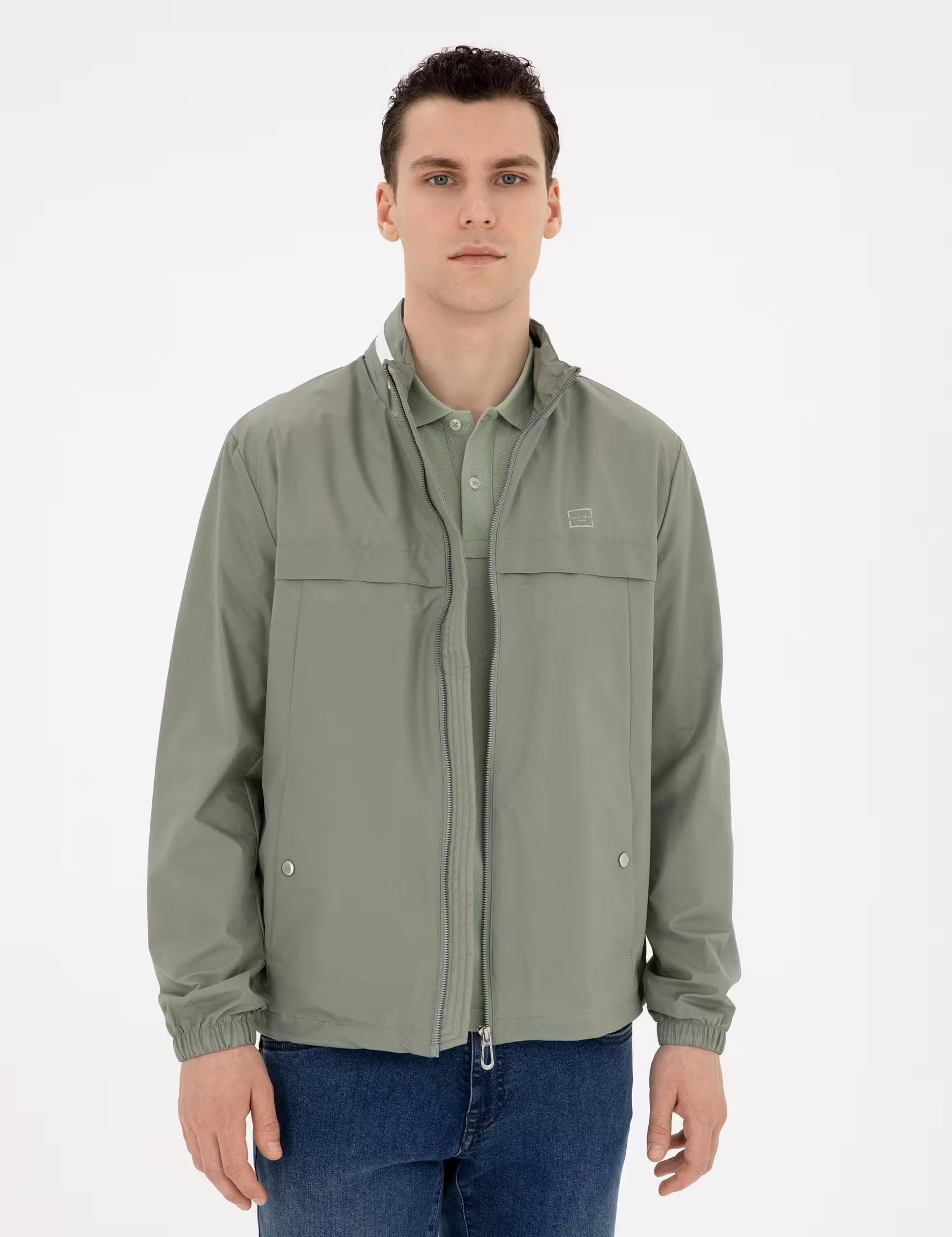 کاپشن مردانه سبز پیرکاردین - فروشگاه لباس شهرمون