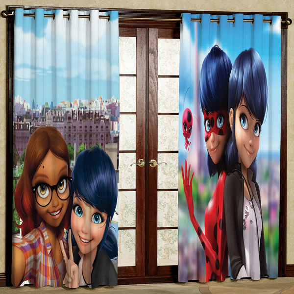 پرده مدل مخمل پانچی کد 6599 سایز 280x140 سانتی متر