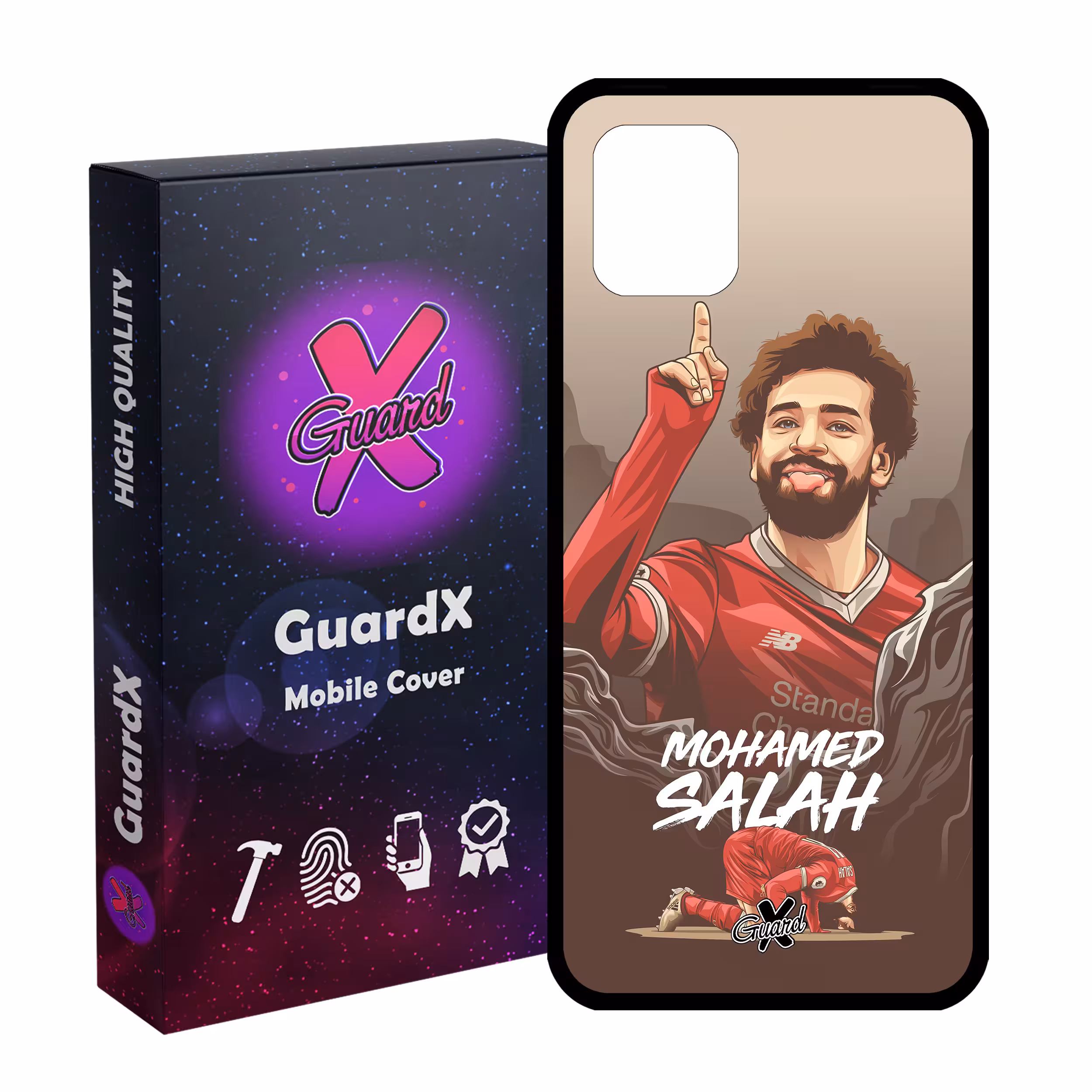 کاور گارد ایکس طرح Salah مدل Glass10481 مناسب برای گوشی موبایل سامسونگ Galaxy Note 10 Lite / A81