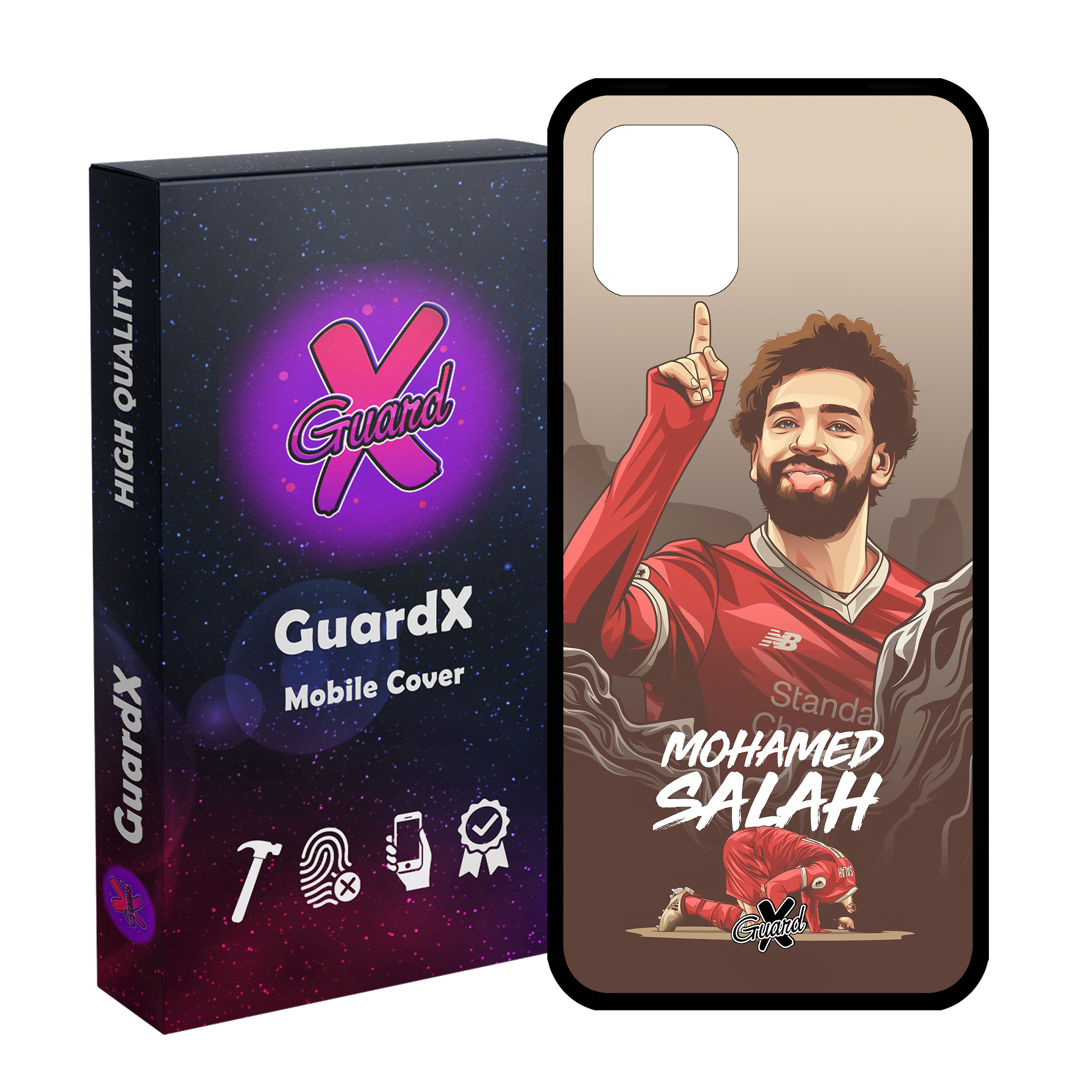 کاور گارد ایکس طرح Salah مدل Glass10481 مناسب برای گوشی موبایل سامسونگ Galaxy Note 10 Lite / A81