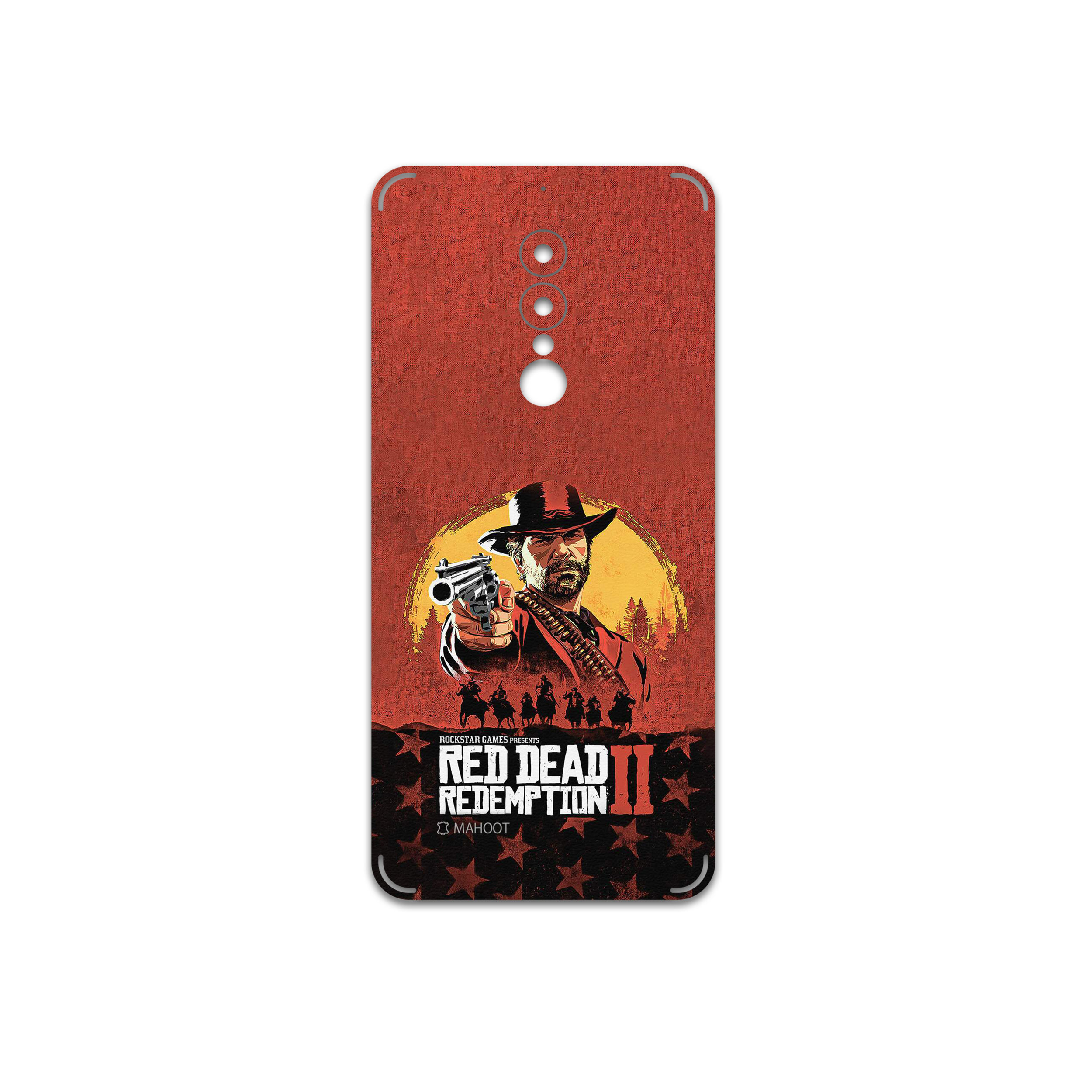 برچسب پوششی ماهوت مدل Red-Dead-Redemption-Game مناسب برای گوشی موبایل جی ال ایکس Shahin