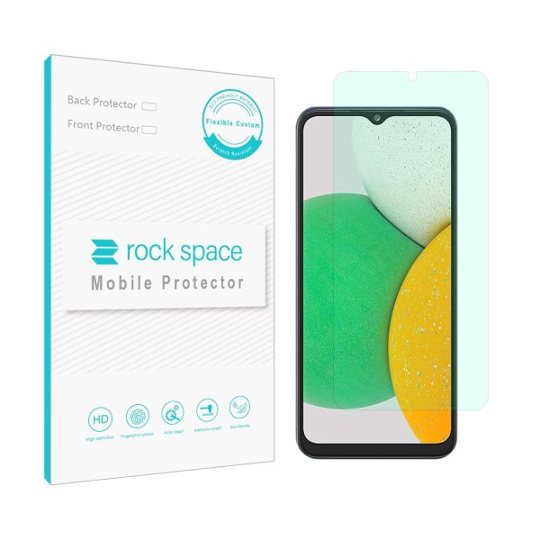 گلس سامسونگ A03 Core مدل نانو هیدروژل گرین لایت برند راک اسپیس کد S