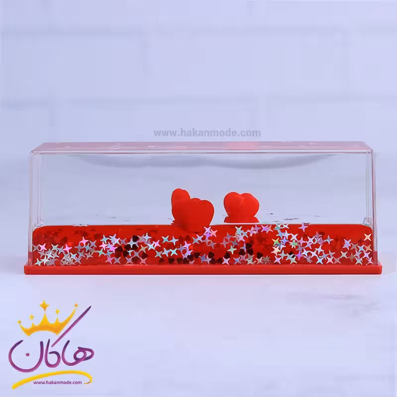 اکواریوم ژله ای قلب معلق قرمز | 724/1