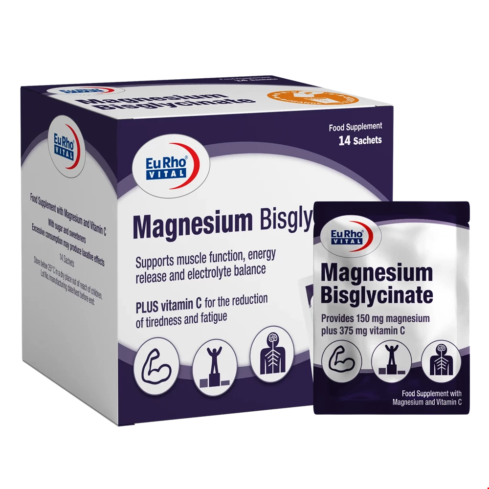 ساشه منیزیم بیس گلایسینات یوروویتال 14 عددی