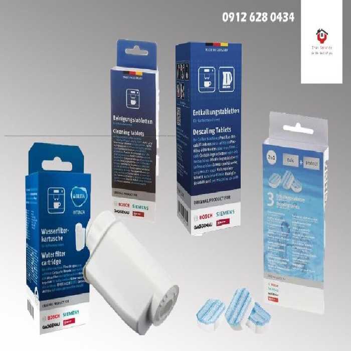 پک حرفه ای قرص کالک و قرص کلین قهوه ساز و فیلتر قهوه ساز بوش | click کنید