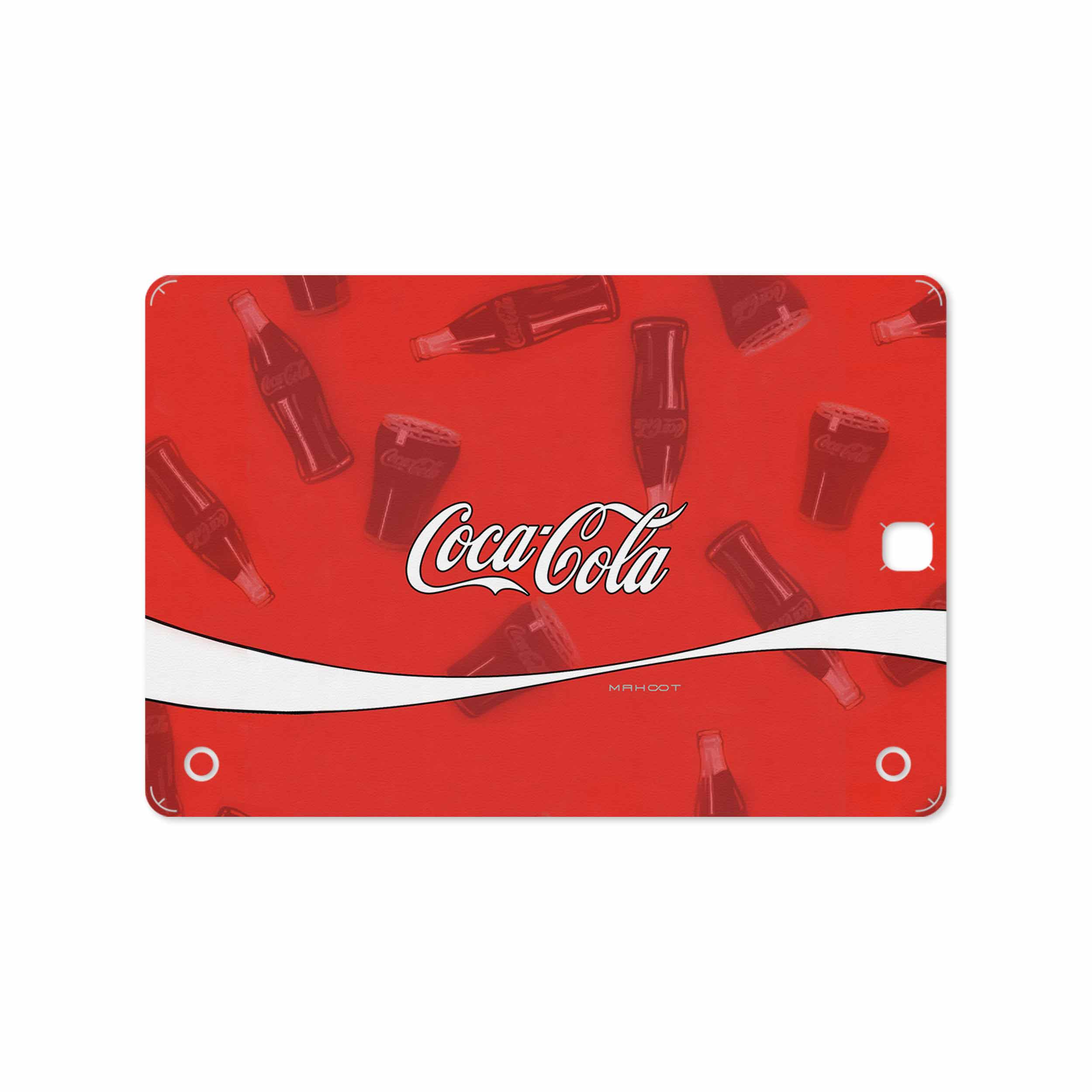 برچسب پوششی ماهوت مدل Coca-Cola-Logo مناسب برای تبلت سامسونگ Galaxy Tab A 9.7 2015 T550