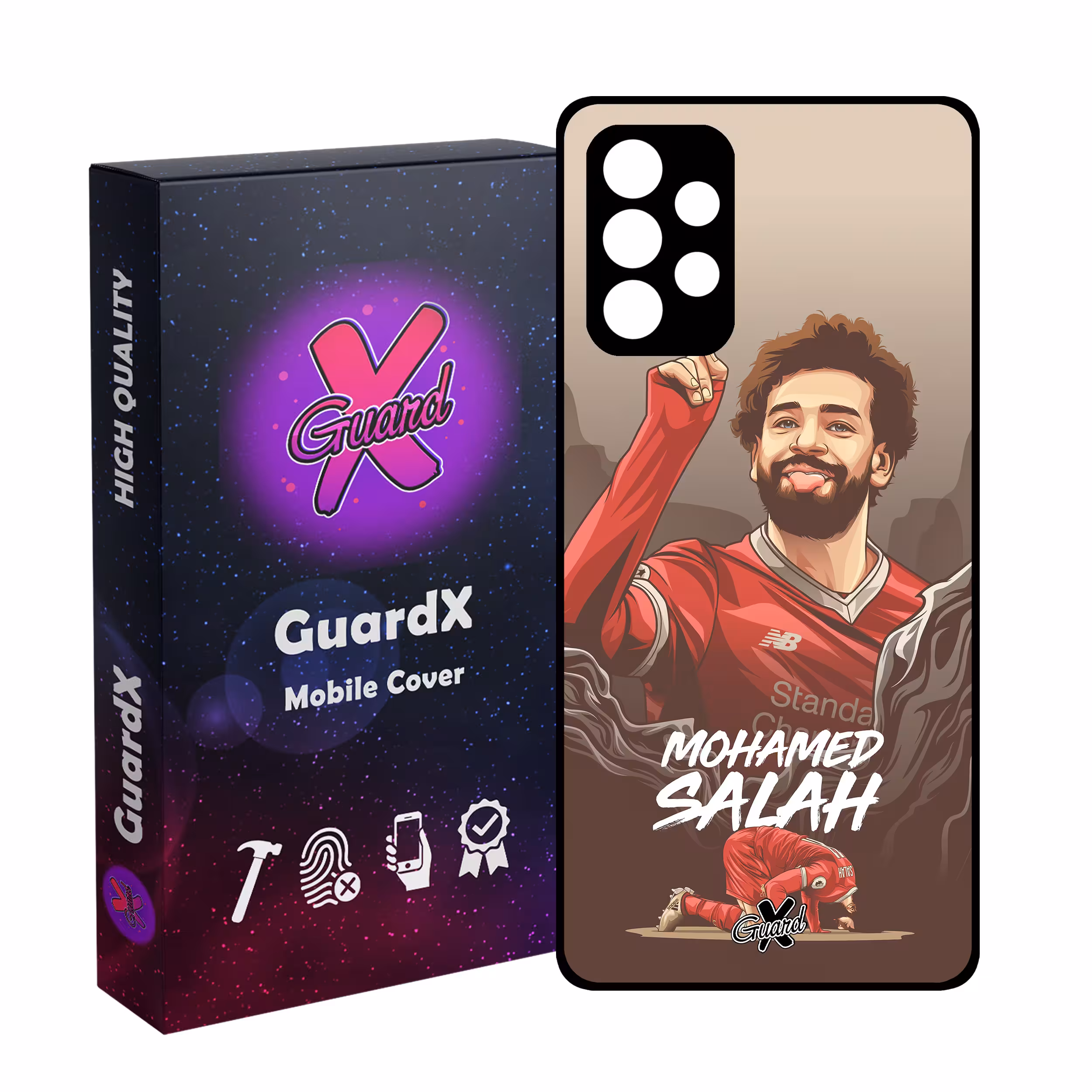 کاور گارد ایکس طرح Salah مدل Glass10481 مناسب برای گوشی موبایل سامسونگ Galaxy A73