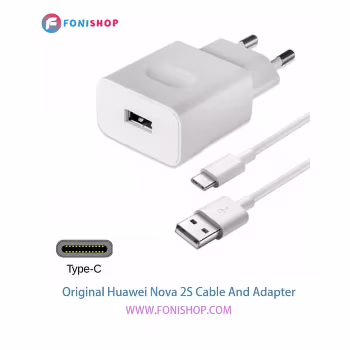 کابل و شارژر فست شارژ اصلی هوآوی Huawei Nova 2S
