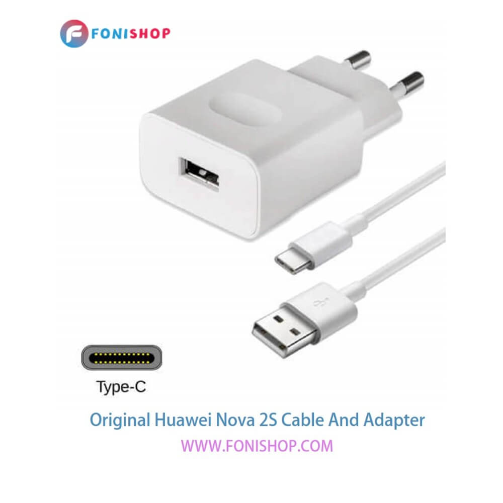 کابل و شارژر فست شارژ اصلی هوآوی Huawei Nova 2S
