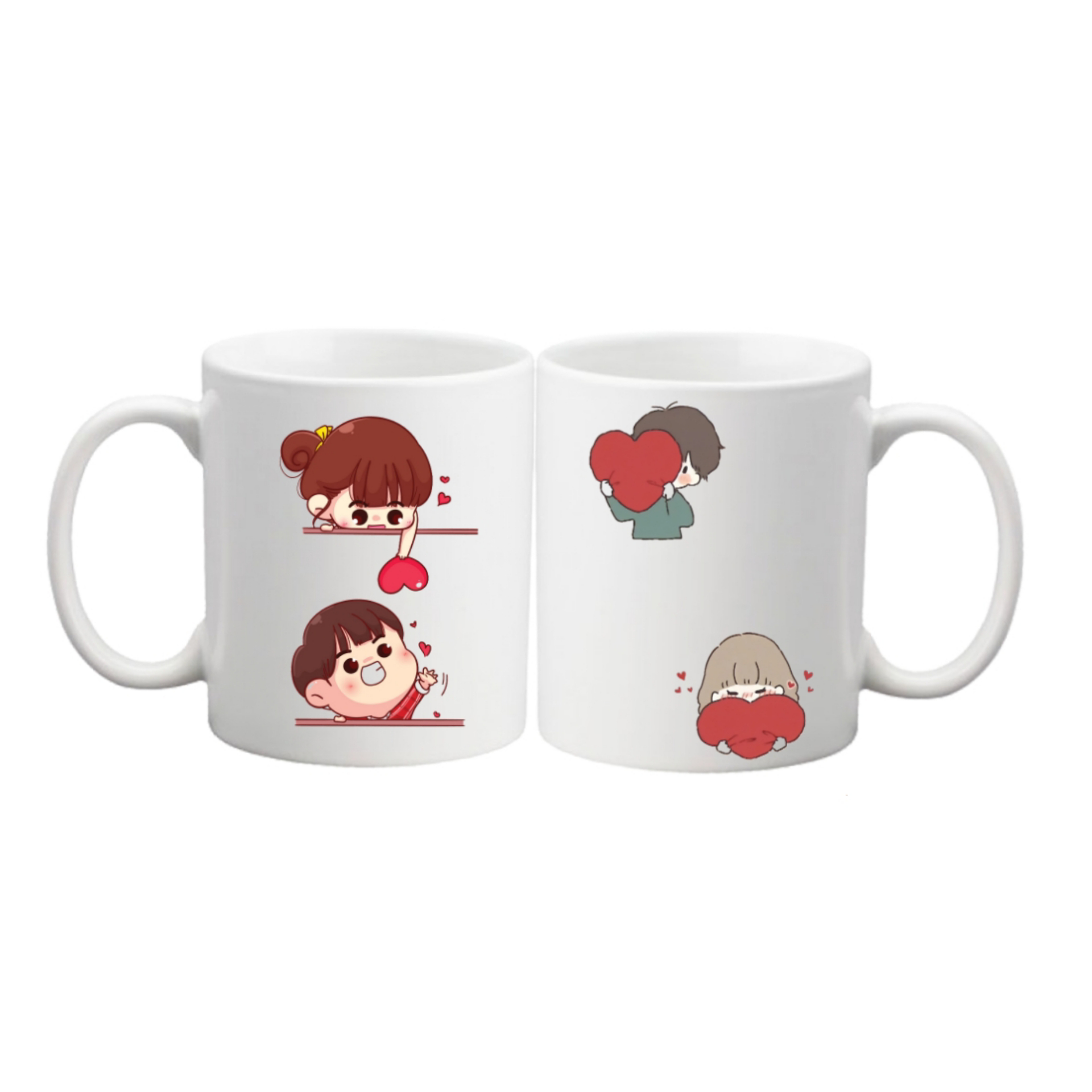 ماگ مدل عاشقانه کد58 مجموعه 2 عددی