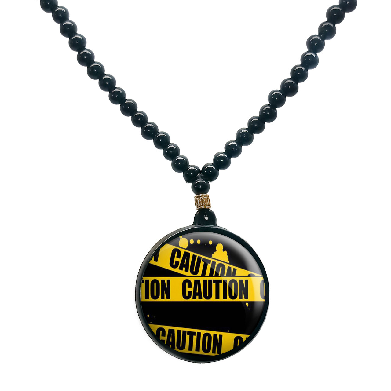 گردنبند پرمانه طرح خفن کد pmd.3566 مدل دو طرفه