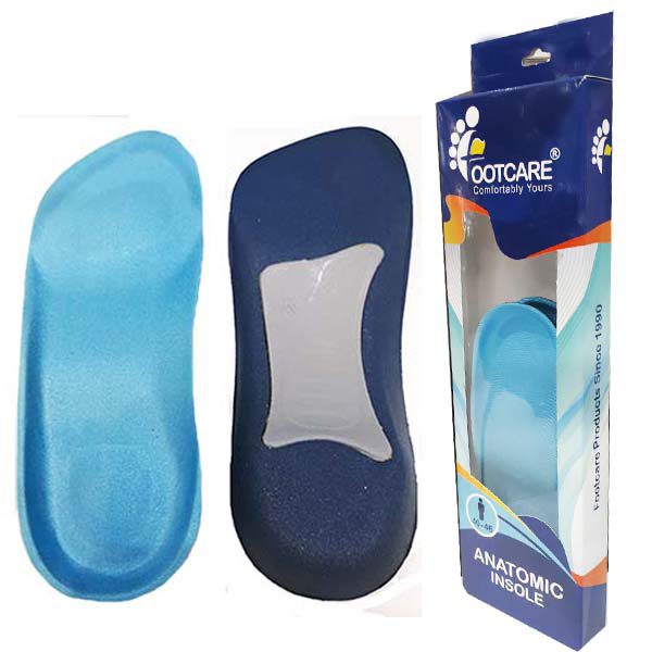 کفی طبی مردانه فوت کر 3/4 اورتوپدیک خار پاشنه مدل FOOTCARE MEMORY FOAM 3/4 ORTHOPEDIC INSOLE I-040 | فروشگاه اینترنتی تاتا کالا