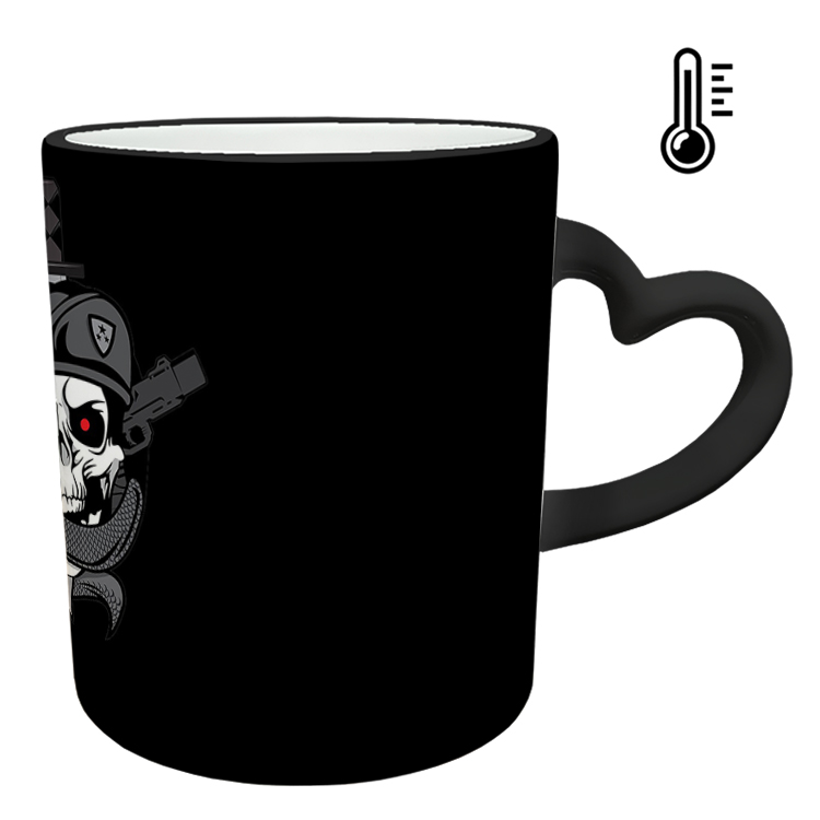 ماگ حرارتی مدل دسته قلبی طرح بازی کال آف دیوتی call of duty کد 52