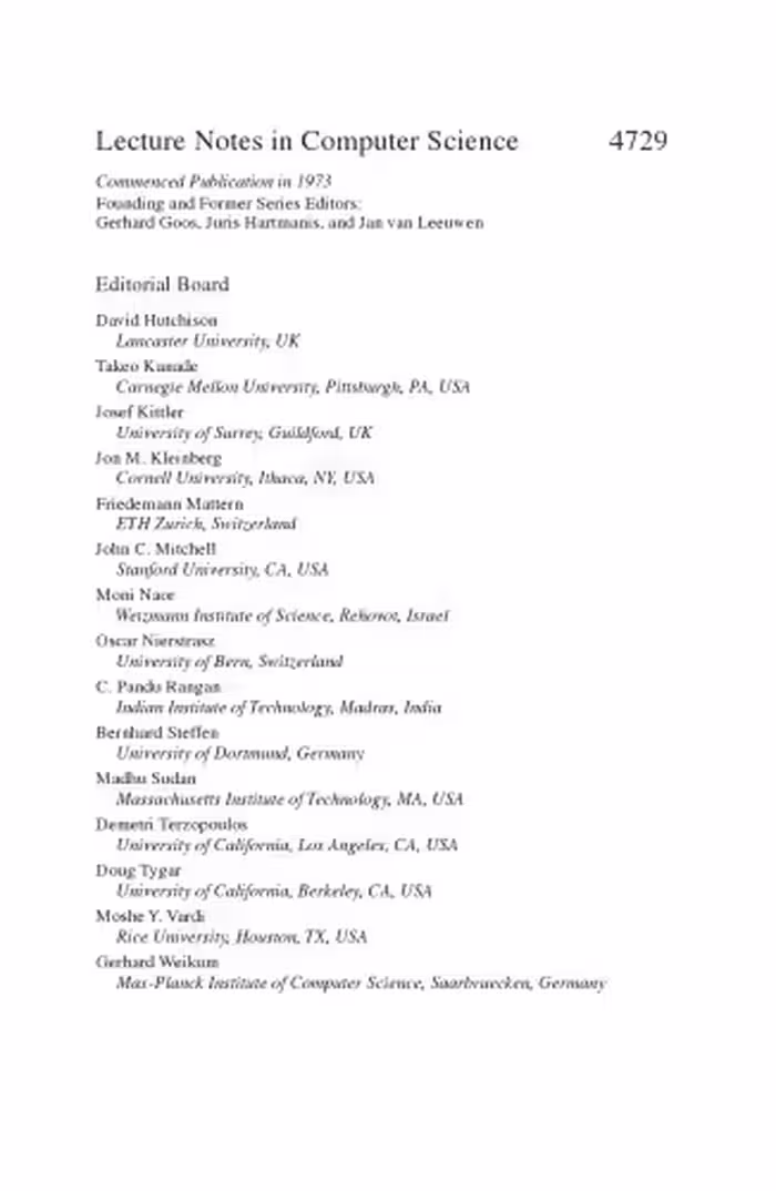 خرید و دانلود نسخه کامل کتاب Advances in Brain, Vision, and Artificial Intelligence: Second International Symposium, BVAI 2007, Naples, Italy, October 10-12, 2007. Proceedings
