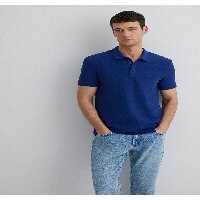 تی شرت یقه پولو آبی مردانه چوگان دریایی Slim Fit Bark Cut 064946 70758 Mavi