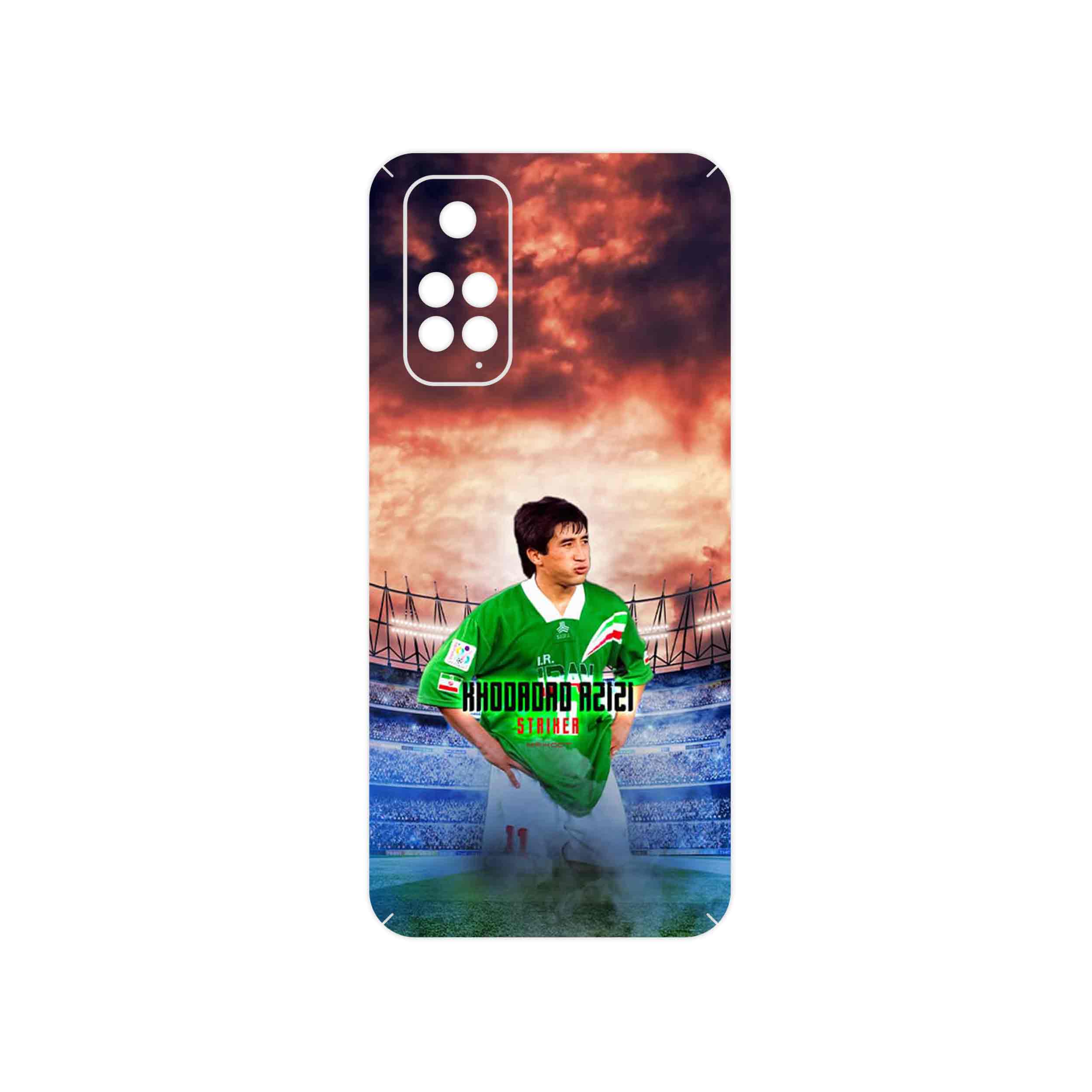 برچسب پوششی ماهوت مدل Khodadad Azizi مناسب برای گوشی موبایل شیائومی Redmi Note 11