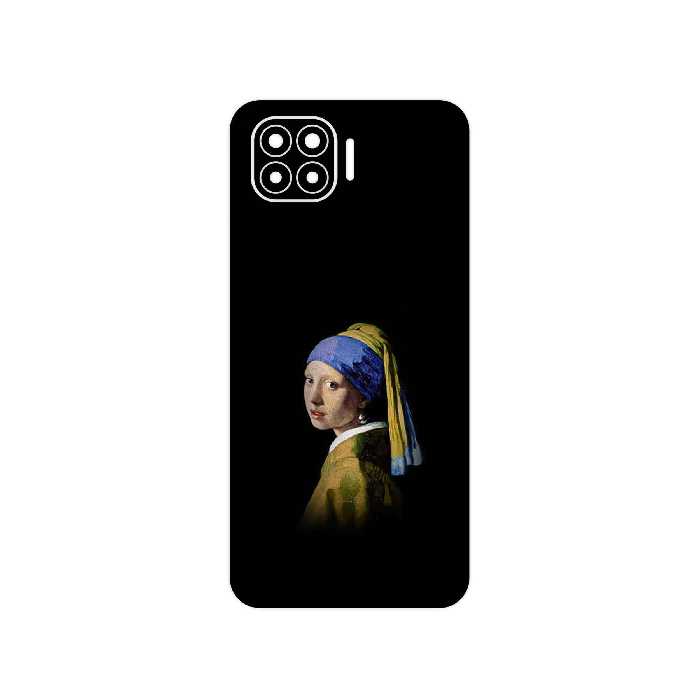 برچسب پوششی ماهوت مدل Girl with a Pearl Earring of Vermeer مناسب برای گوشی موبایل اپو A93