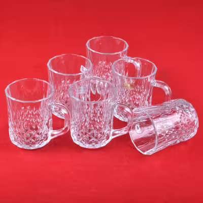 استکان شیشه و بلور اصفهان مدل NIKA بسته 6 عددی