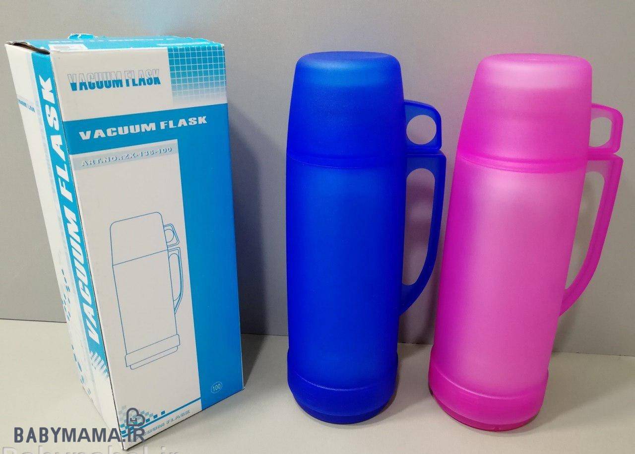 فلاسک شیشه ای یک لیتری درجه یک مدل ۱۰۰