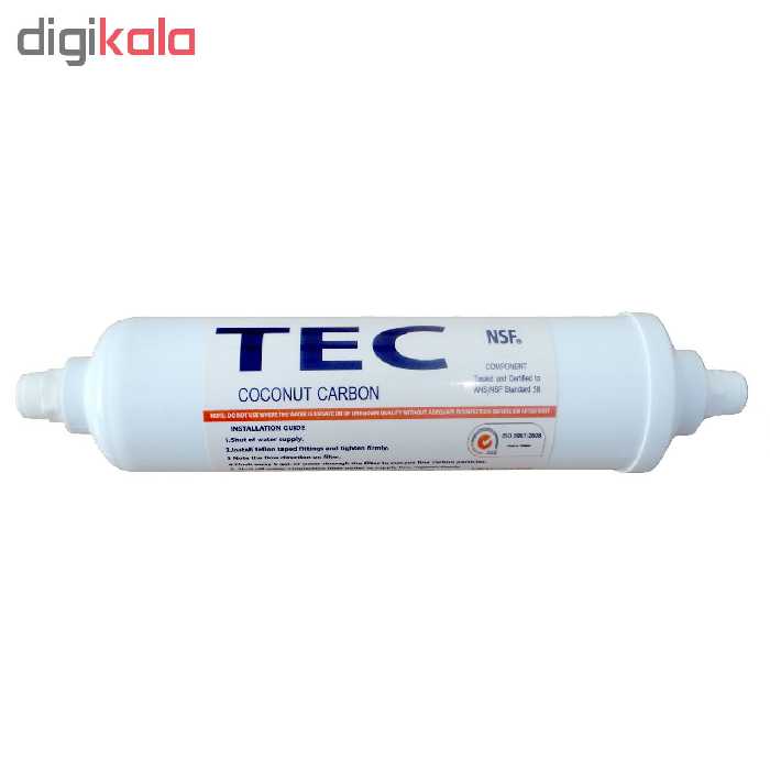 فیلتر دستگاه تصفیه کننده آب تک مدل 100% COCONUT