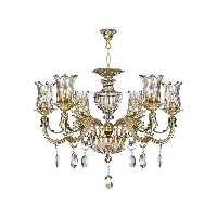 لوستر ۶ شعله کلاسیک چشمه نور کد C3332/6-AO