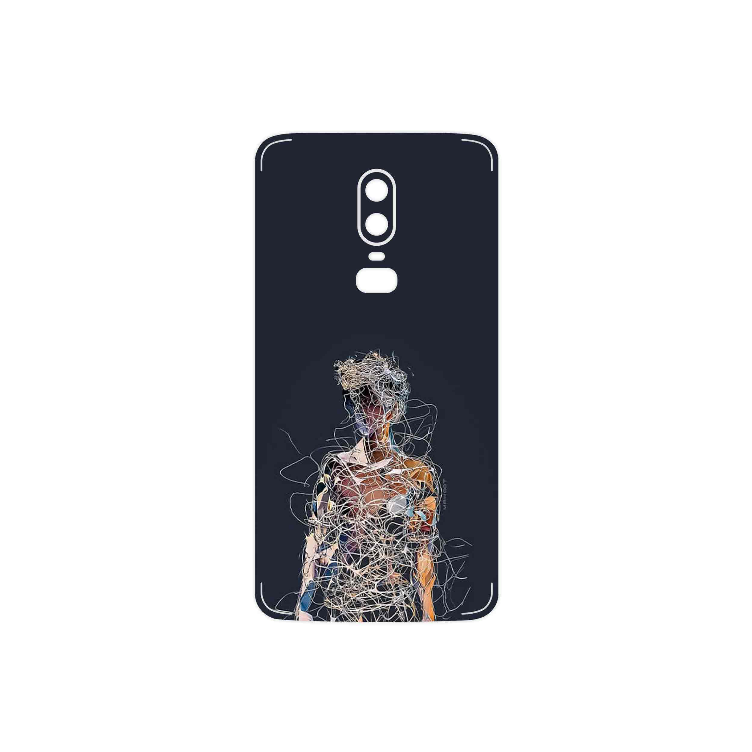 برچسب پوششی ماهوت مدل Strings Digital Art 1 مناسب برای گوشی موبایل وان پلاس 6