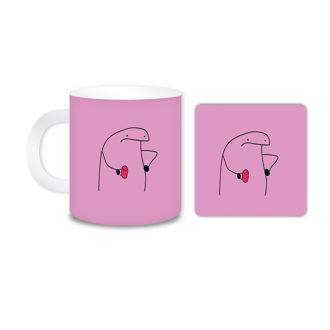 ماگ مدل میقولی کد 2422 به همراه زیر لیوانی