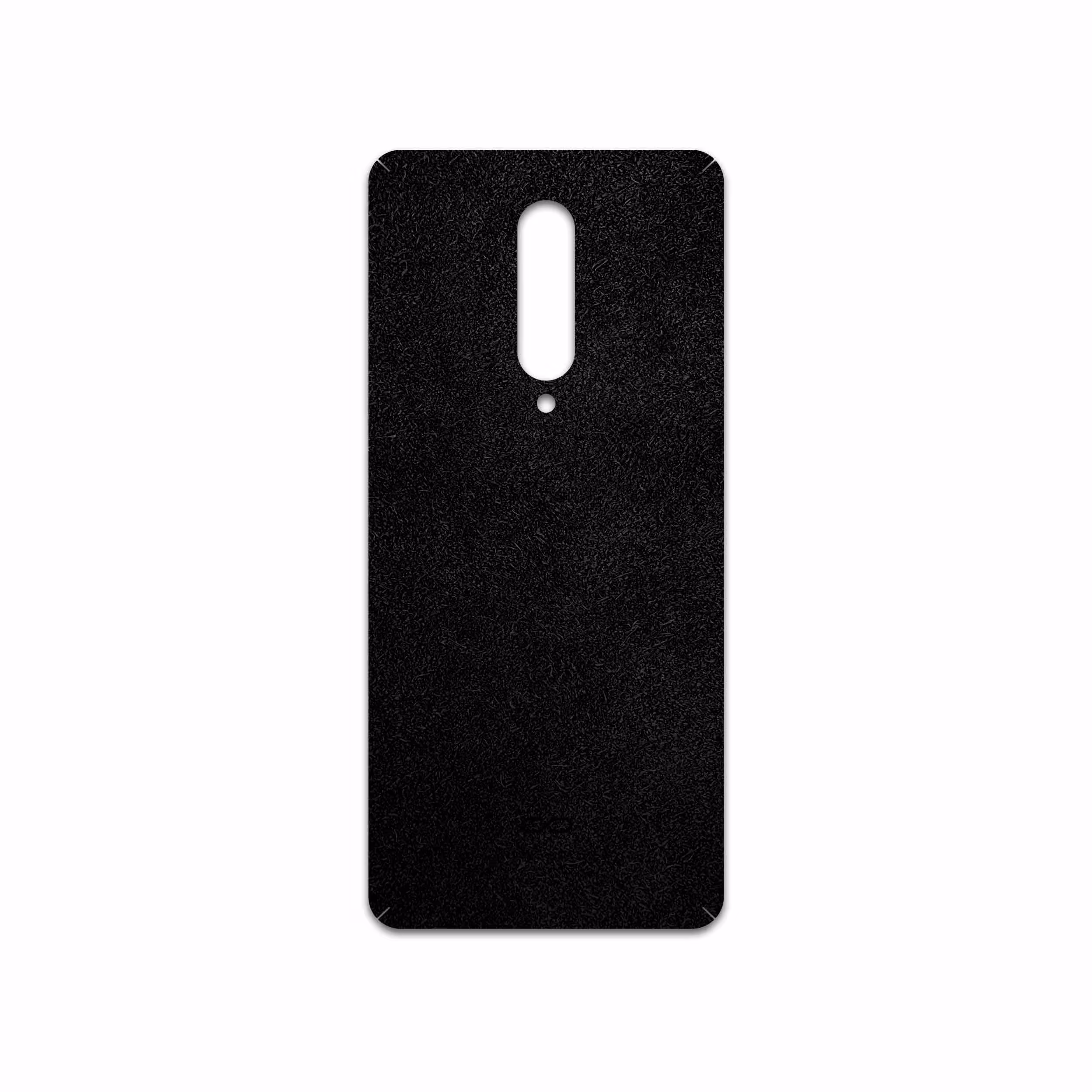 برچسب پوششی ماهوت مدل Black-Chamois-Leather مناسب برای گوشی موبایل وان پلاس 8