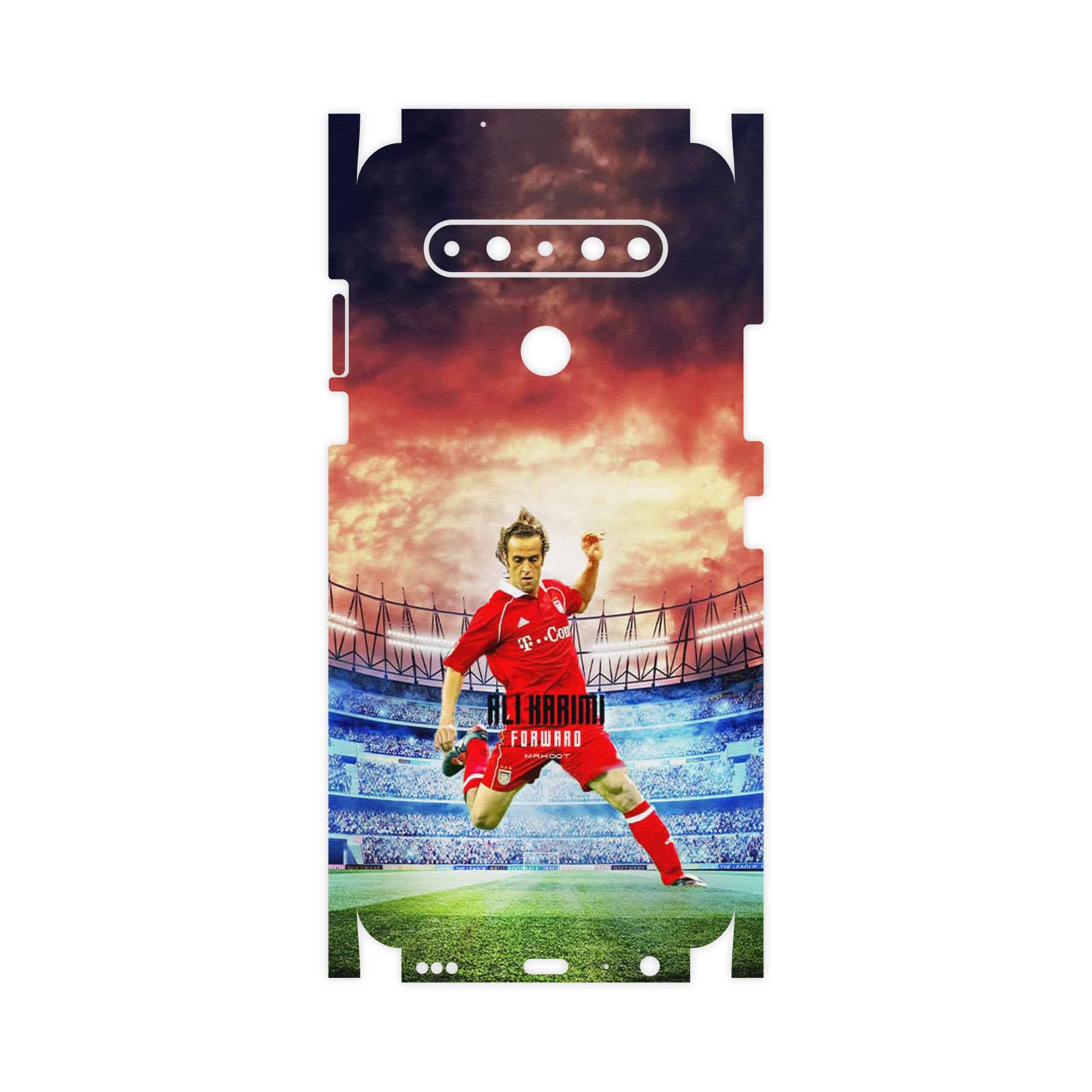 برچسب پوششی ماهوت مدل Ali Karimi-FullSkin مناسب برای گوشی موبایل ال جی K61