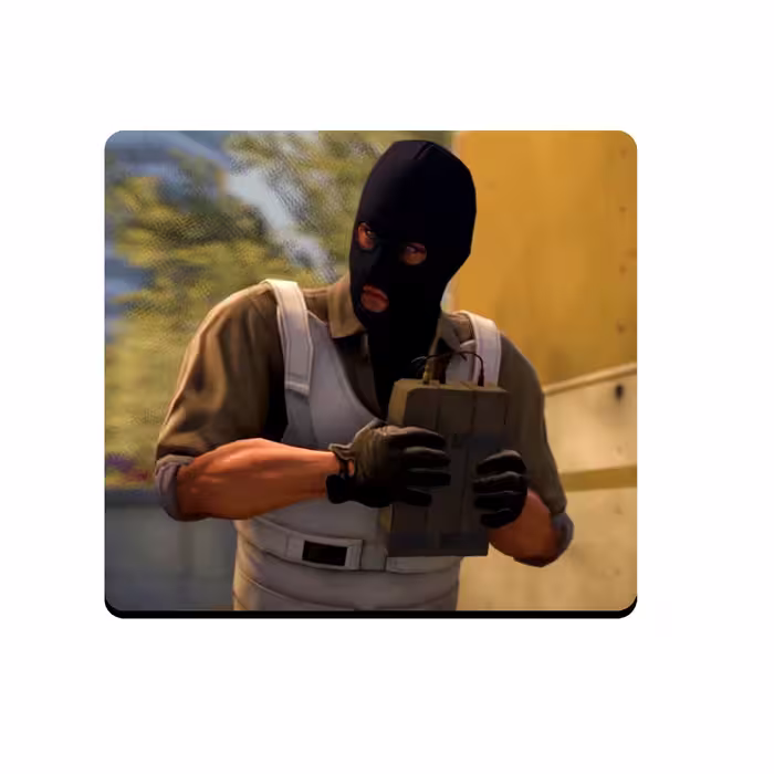 ماوس پد طرح counter strike مدل MOU514
