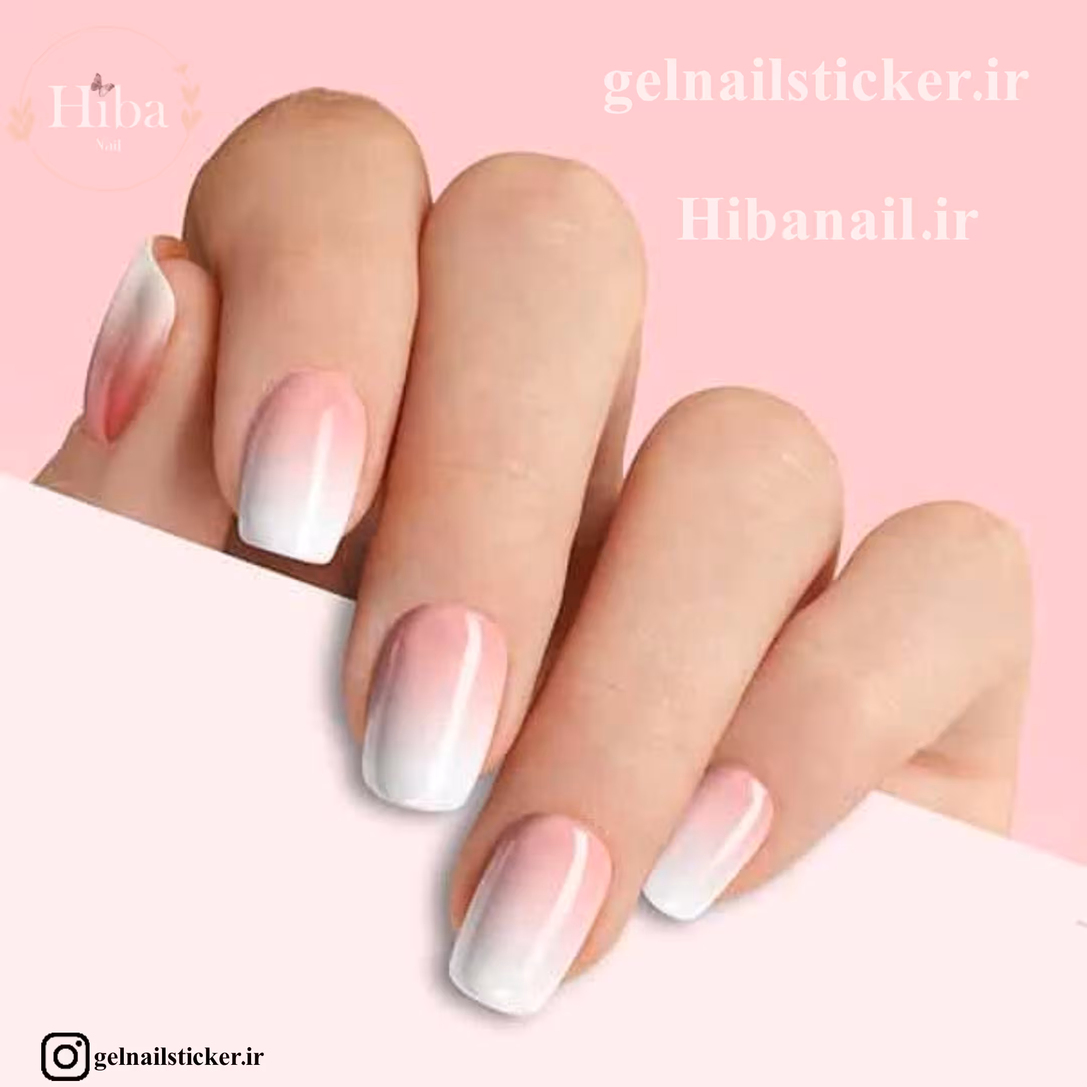استیکر ژله ای کاشت ناخن (نیل رپ)_کد NG200024