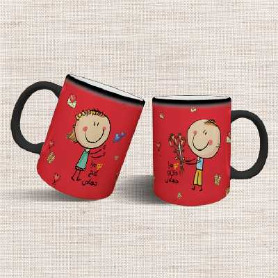 ماگ حرارتی مدل عاشقانه کد 73