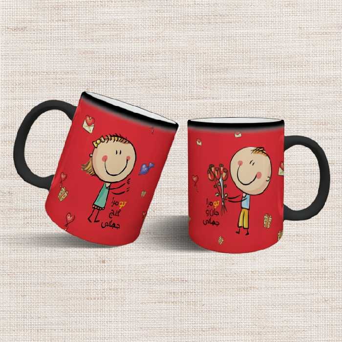 ماگ حرارتی مدل عاشقانه کد 73