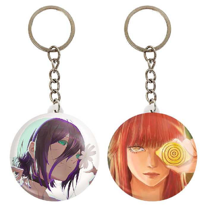 جاکلیدی خندالو مدل پاور و ریزه انیمه مرد اره ای کد 1785717850 مجموعه 2 عددی