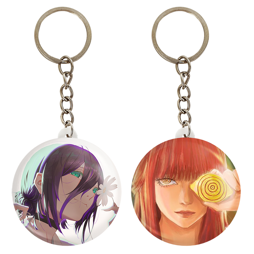 جاکلیدی خندالو مدل پاور و ریزه انیمه مرد اره ای کد 1785717850 مجموعه 2 عددی