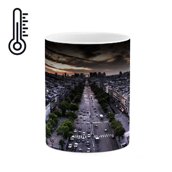 ماگ حرارتی کاکتی طرح شهر مدل mgh13370