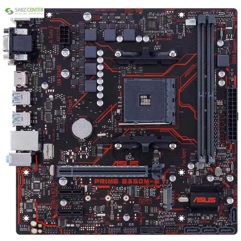 مادربرد ایسوس مدل PRIME B350M-E Motherboard