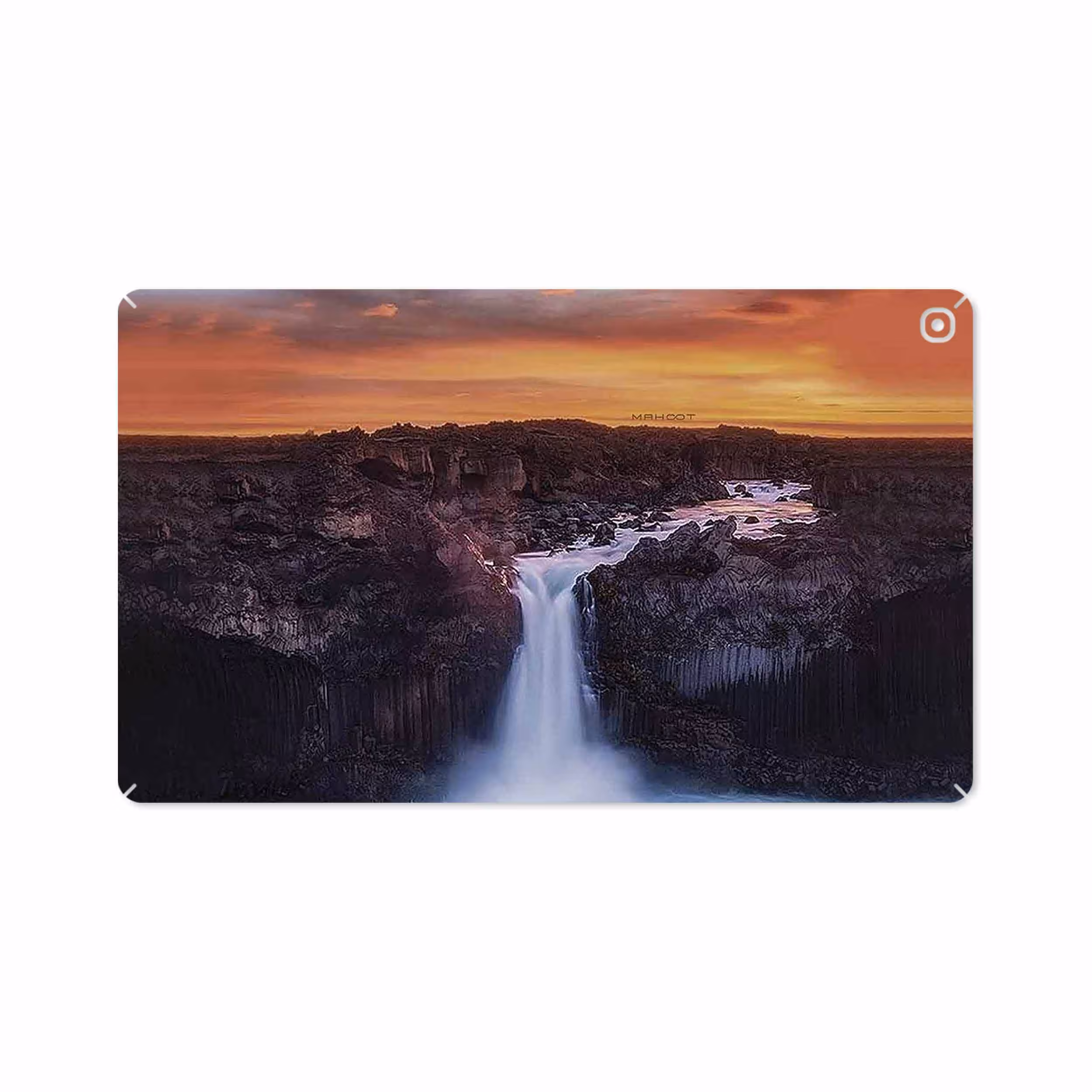 برچسب پوششی ماهوت مدل Waterfall مناسب برای تبلت سامسونگ Galaxy Tab A 10.1 2019 T515
