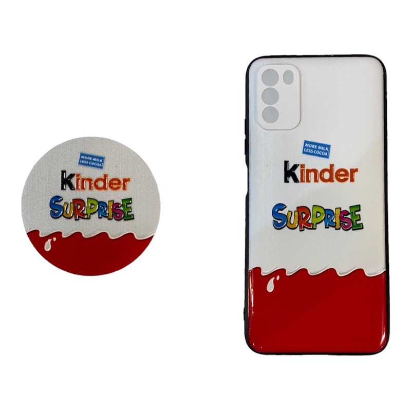 کاور مدل کیندر کد01 مناسب برای گوشی موبایل شیائومی poco m3 به همراه پایه نگه دارنده