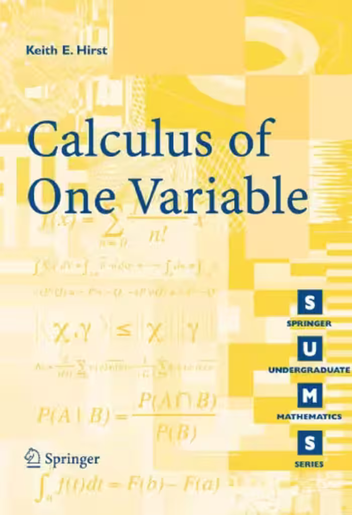 خرید و دانلود نسخه کامل کتاب Calculus of One Variable