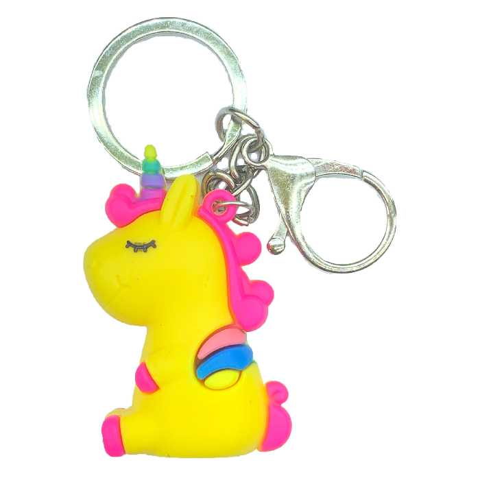 جاکلیدی مدل سیلیکونی طرح یونیکورن تک شاخ