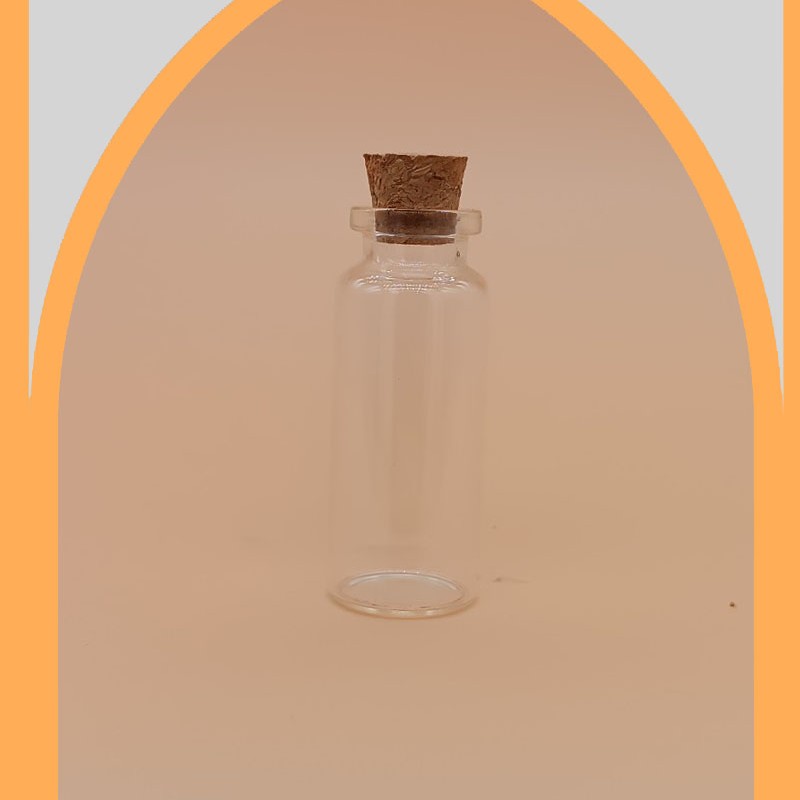 شیشه ویال 18 سی سی 6سانتی ، بسته 100 عددی