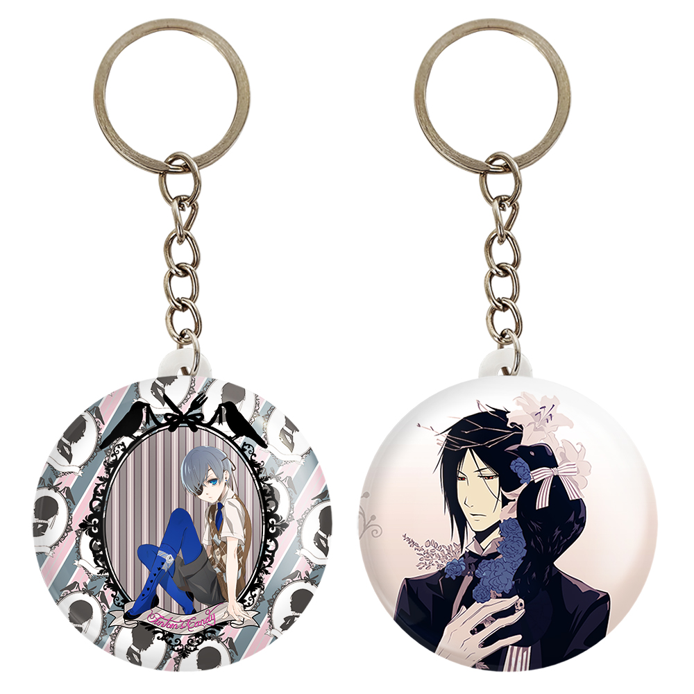 جاکلیدی خندالو مدل سباستین و شیل انیمه خادم سیاه کد 1634416338 مجموعه 2 عددی