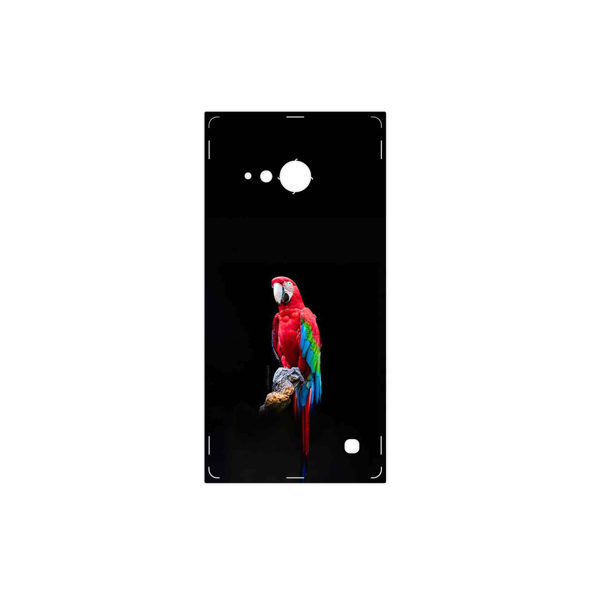 برچسب پوششی ماهوت مدل Parrot مناسب برای گوشی موبایل نوکیا Lumia 730