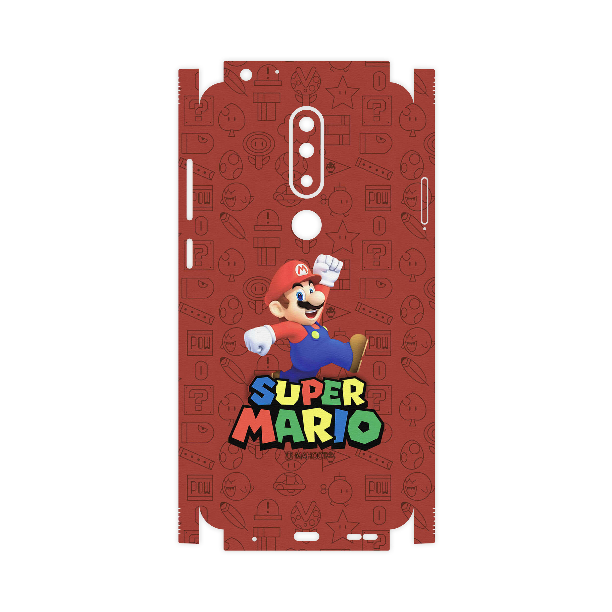 برچسب پوششی ماهوت مدل Super-Mario-Game-FullSkin مناسب برای گوشی موبایل نوکیا 5.1 Plus