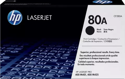 کارتریج تونر مشکی طرح اصلی HP مدل 80A