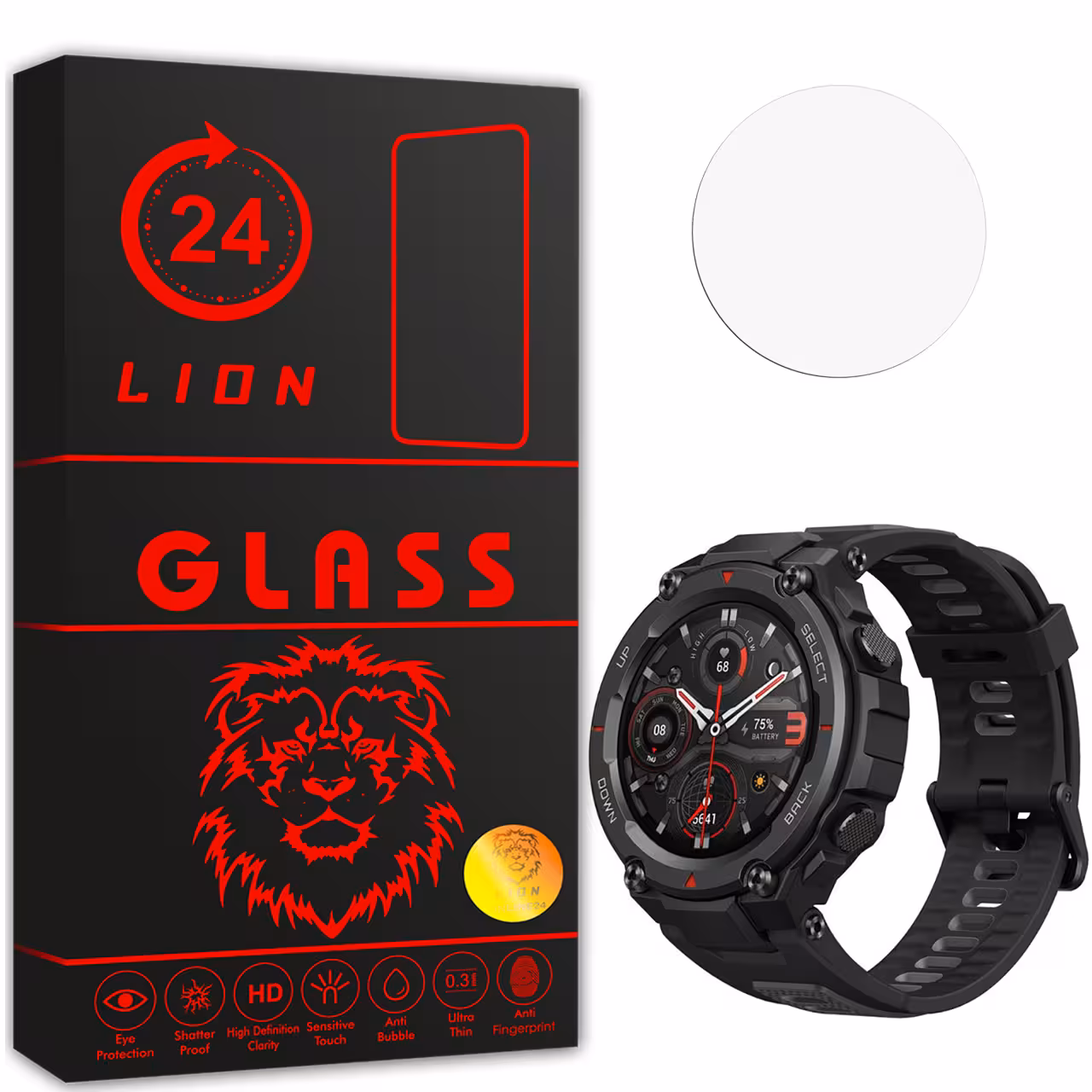 محافظ صفحه نمایش لاین مدل RB007 مناسب برای ساعت هوشمند شیایومی Smart Watch Amazfit T Rex Pro