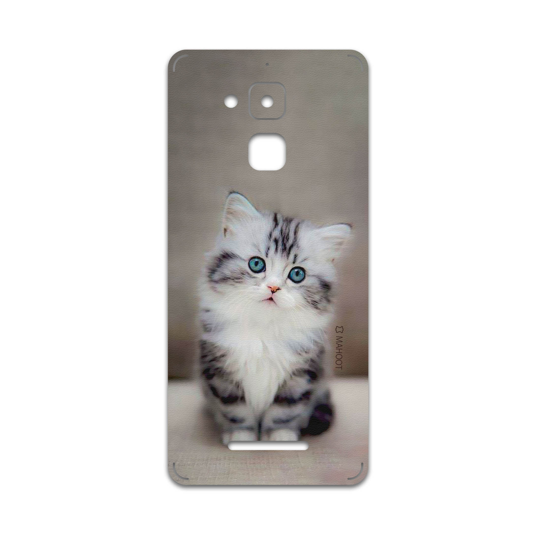 برچسب پوششی ماهوت مدل Cat-2 مناسب برای گوشی موبایل ایسوس Zenfone 3 Max ZC520TL